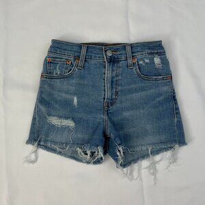 Levis Women's Stretchy High Rise Jean Shorts - Size 23"
